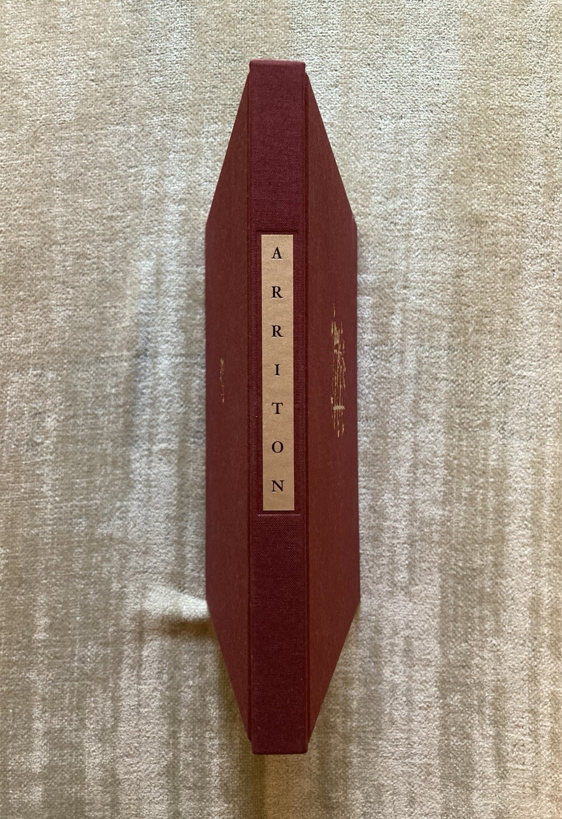 Arriton, Ayis Lertas, Scarlet Imprint, 2024, Limited Edition, #150. Like New.