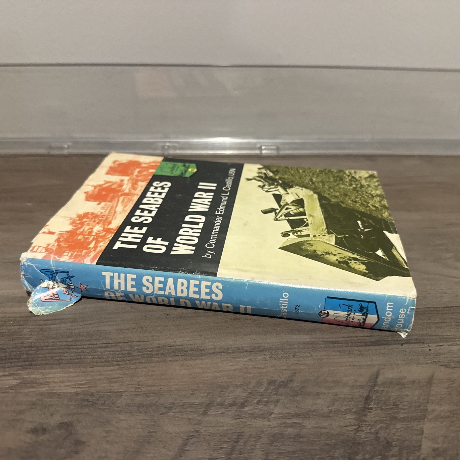 The Seabees of World War II Edmund L. Castillo Landmark 1963 Hardcover HBDJ
