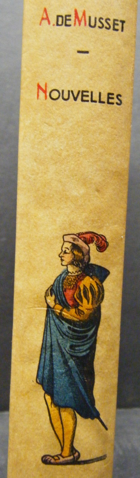 HAND PAINTED VELLUM – ALFRED DE MUSSET – NOVELS – 1948 – FRENCH ROMANTICISM