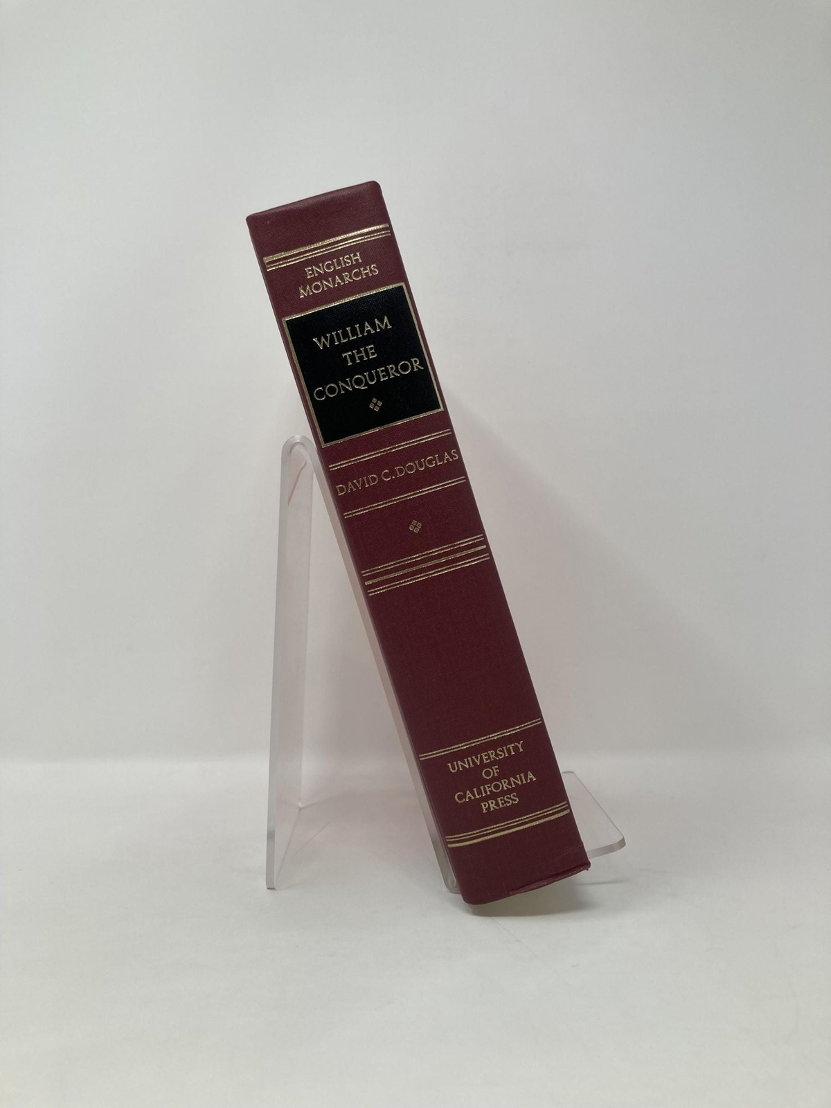 William the Conqueror by David C Douglas First 1st Edition LN HC