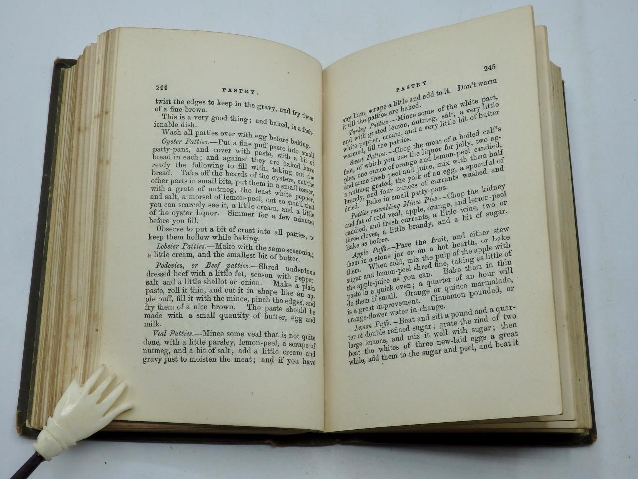Antique c1870 EVERY FAMILY’S COOKERY BOOK By an Experienced Victorian Cook