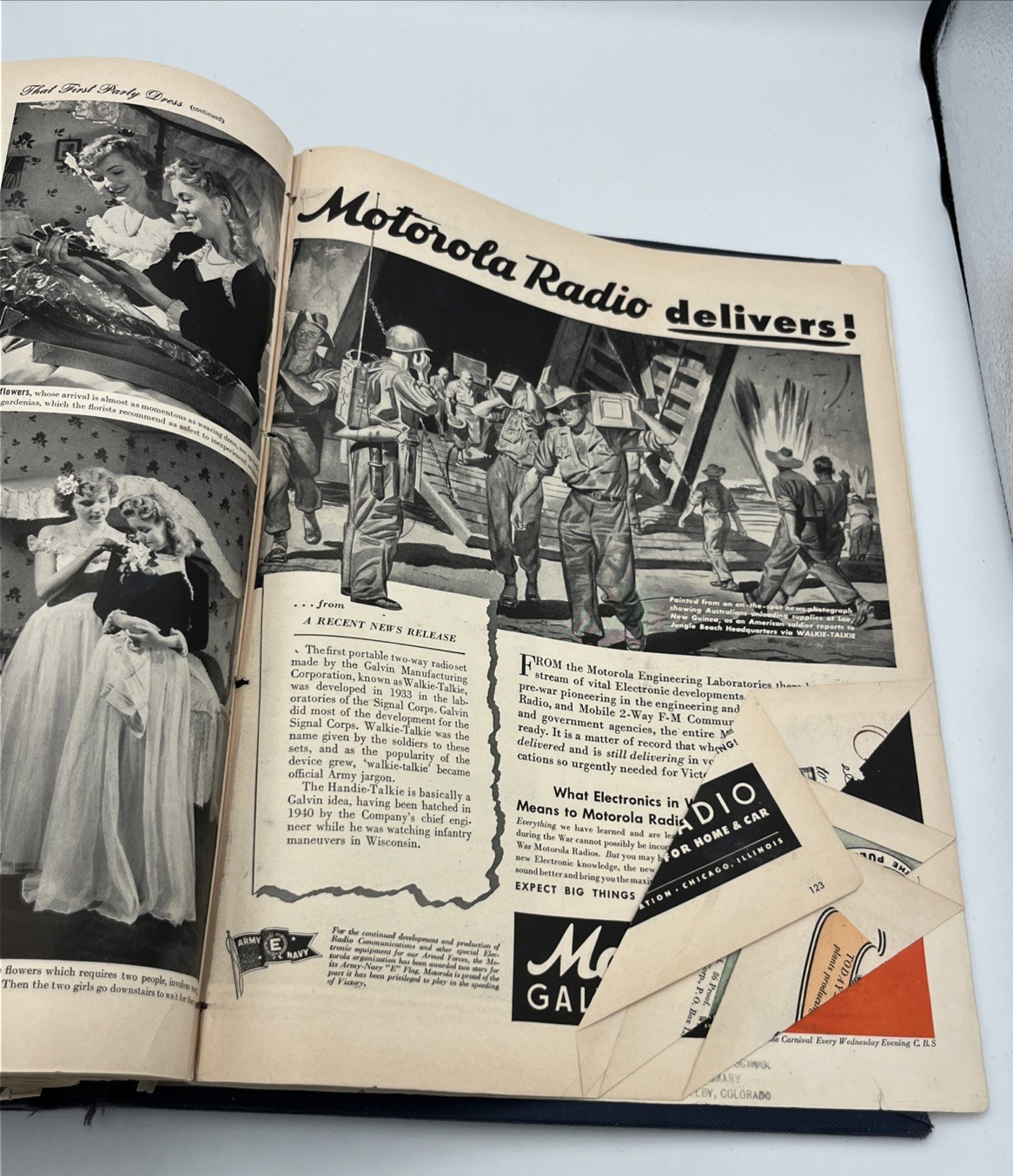 1943 Life Magazine Bound Volume October-December 1943 World War II 10+ Issues