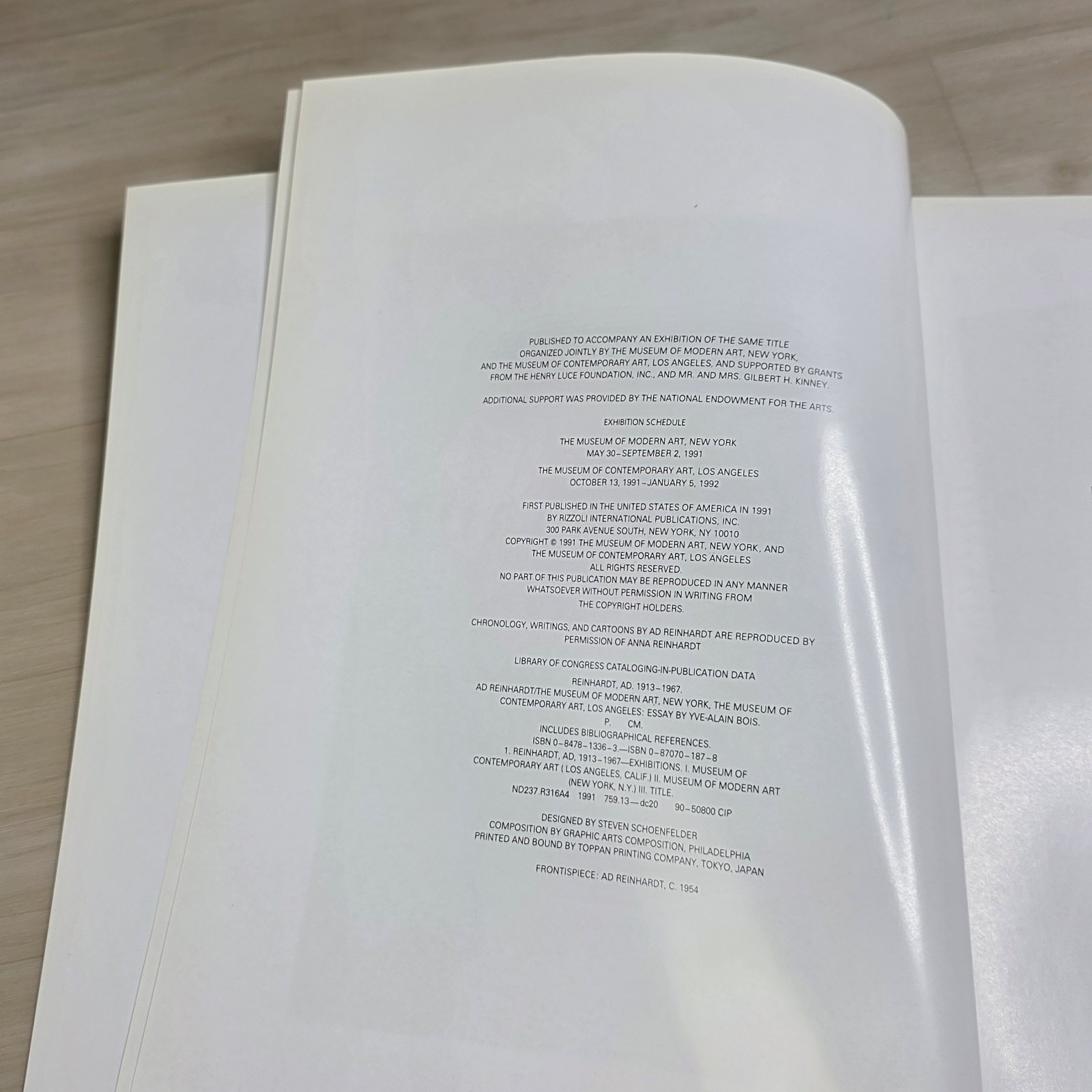 Ad Reinhardt Paperback Color Book 1991 Museum Modern Contemporary NY Los Angeles