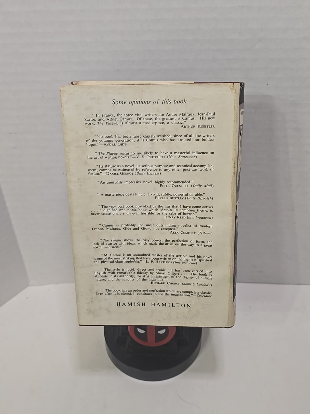 First UK Edition The Plague by Albert Camus the stranger myth of Sisyphus 1959