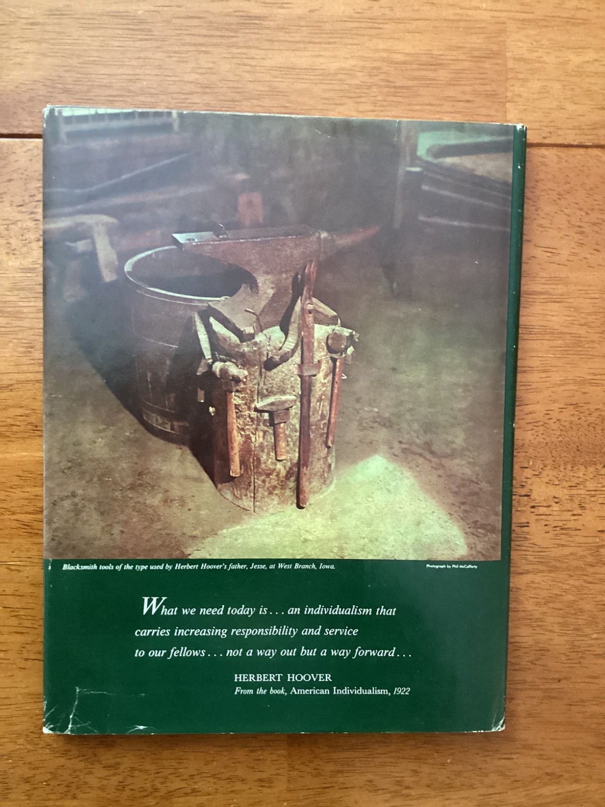 HERBERT HOOVER’S Challenge to America (Vintage Doubleday 1965 hardback)