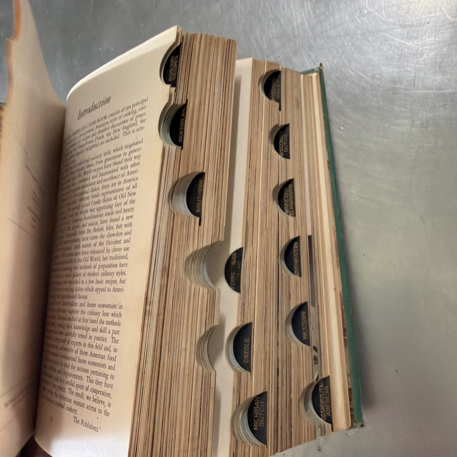 The Greater American Cook Book 1940 Hardcover Vintage Ruth Berolzheimer Green
