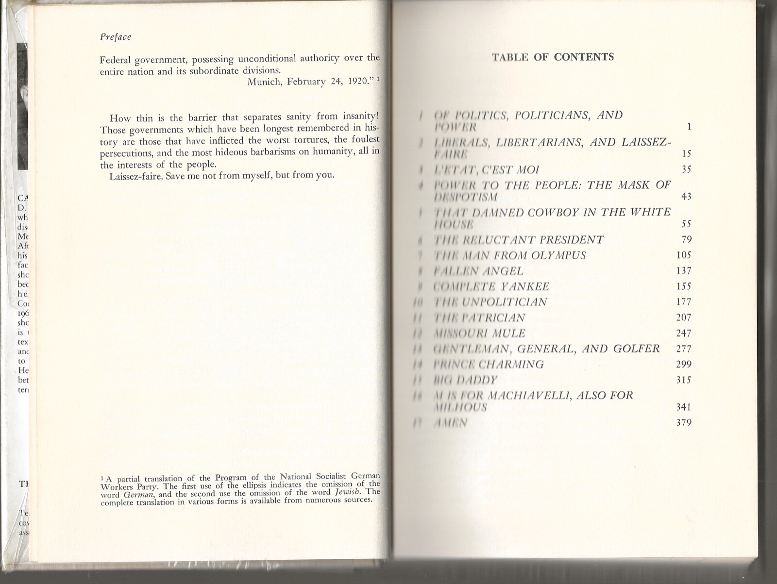 SPARE NONE: THE FEDERAL OCTOPUS HOW IT GREW TALESCARL A KEYSER INSCRIBED 1972
