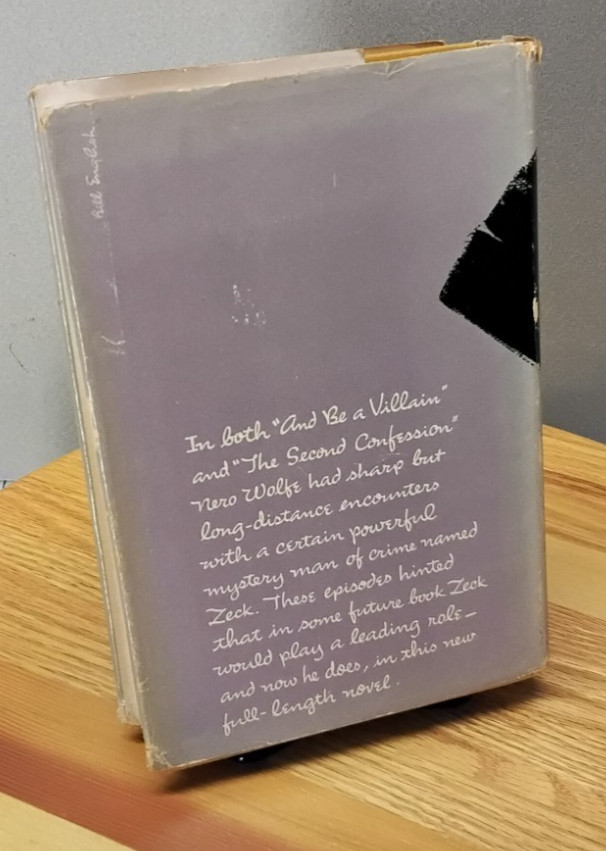 In The Best Families. Rex Stout. 1950. 1st edition hc/dj RF3b