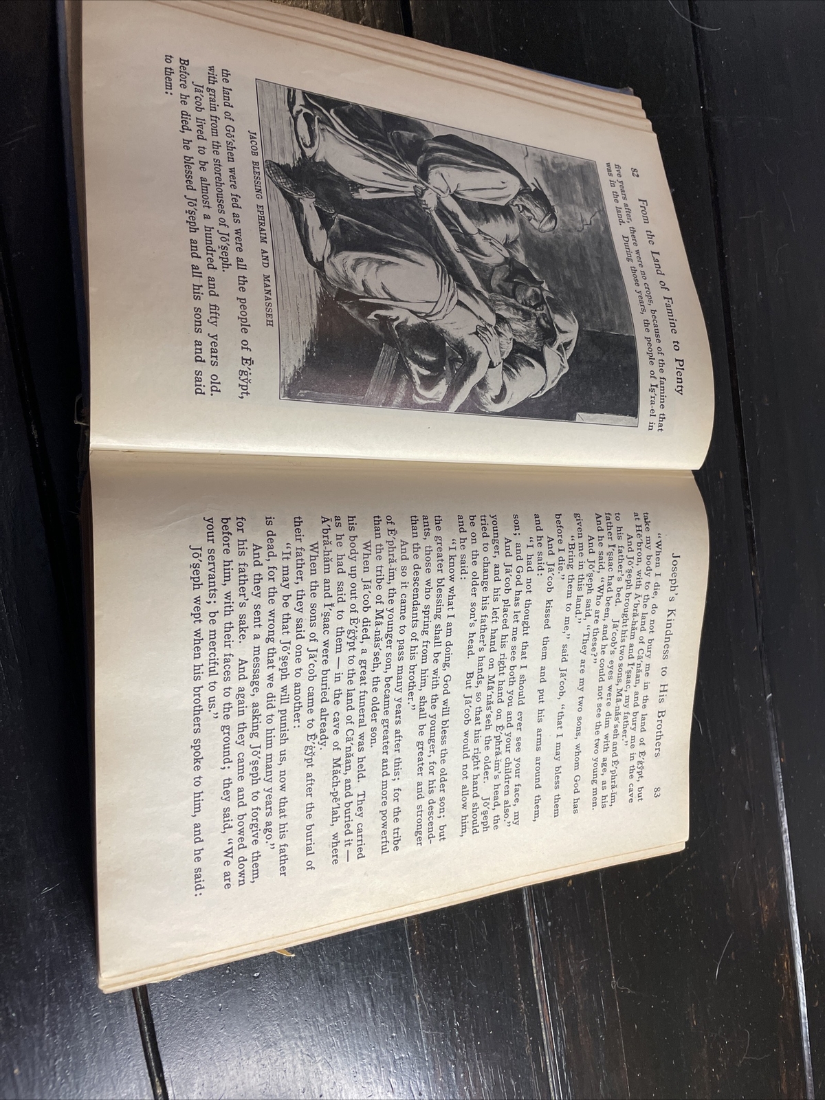 ANTIQUE 1932 New & Revised Ed Hurlburt’s Story of the Bible HB 270 Illustrations