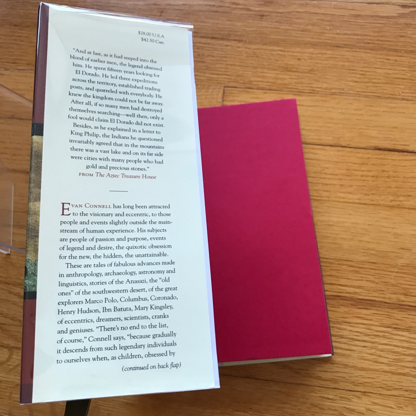 EVAN CONNELL—Aztec Treasure House—Essays—1st HC—“A MASTER”—Wall St Journal—VG+
