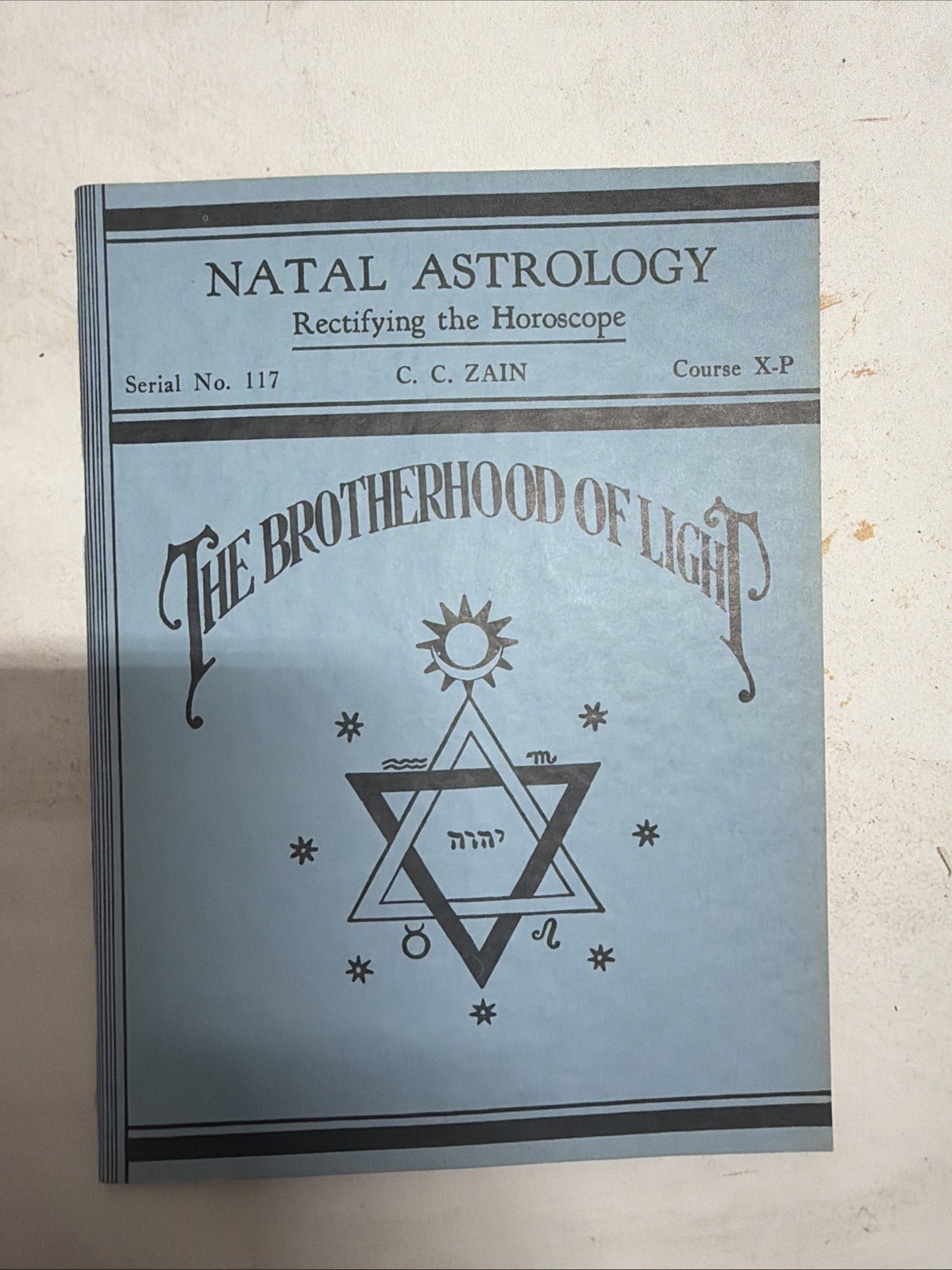 Natal Astrology, C. C. Zain, The Brotherhood of Light Courses Lot of 9, 1934