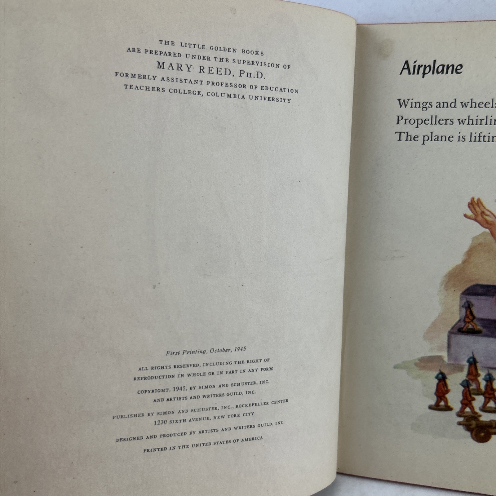 1945 Osswald TOYS Masha Illustrated LITTLE GOLDEN BOOKS Children PLAY Fun 1ST ED