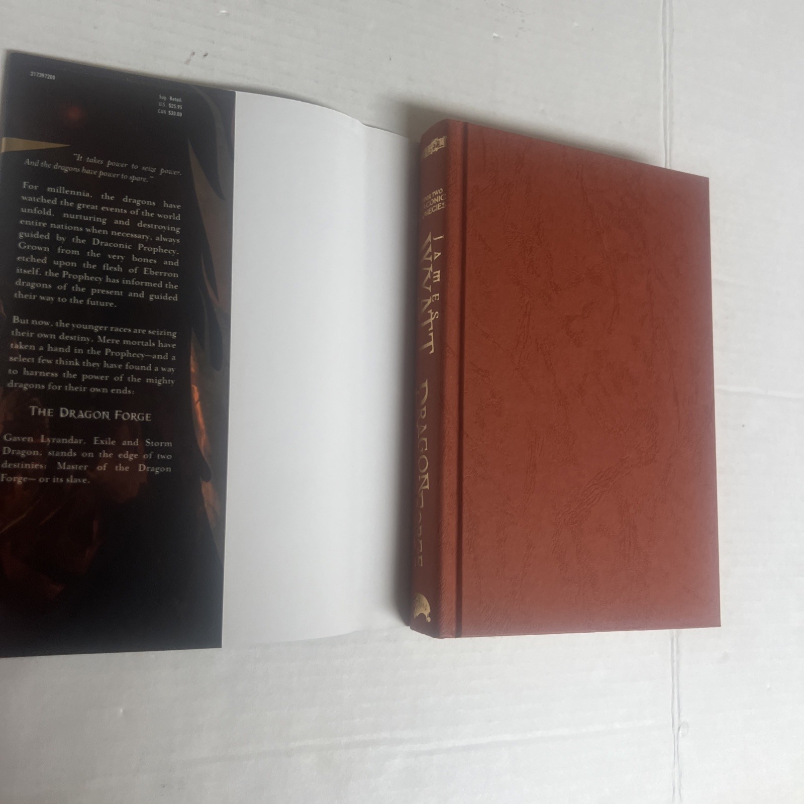 James Wyatt – Draconic Prophecies – 3 Vol Set – Dragon War – Storm – Force – 1st