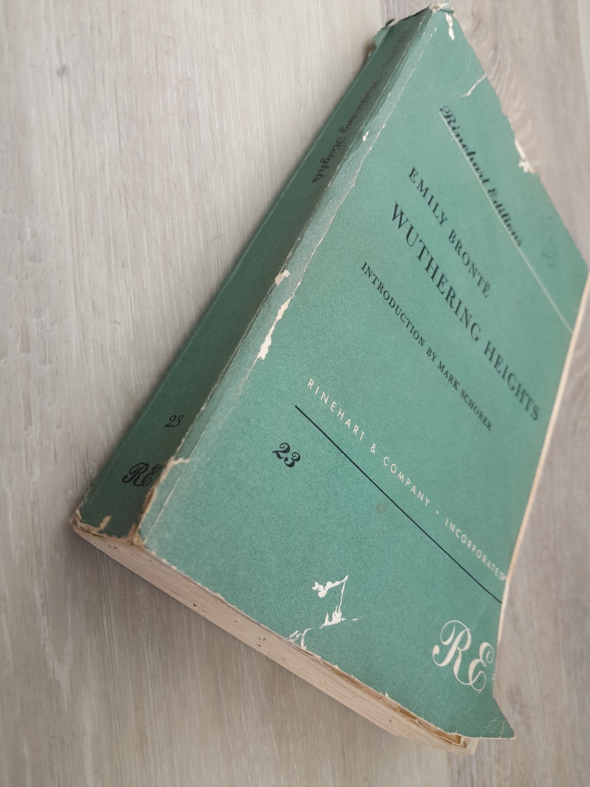 1950 WUTHERING HEIGHTS Emily Bronte Rinehart Edition Softcover Vintage Paperback