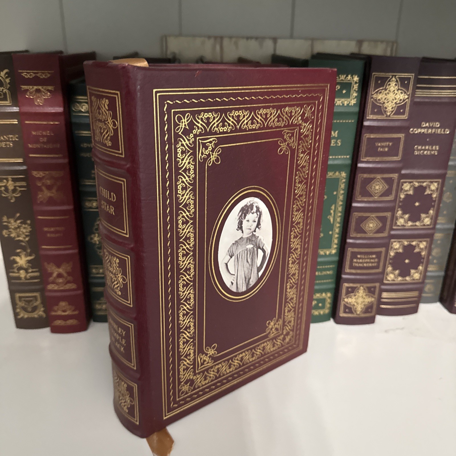 Child Star An Autobiography by Shirley Temple Black SIGNED Leather Easton Fine