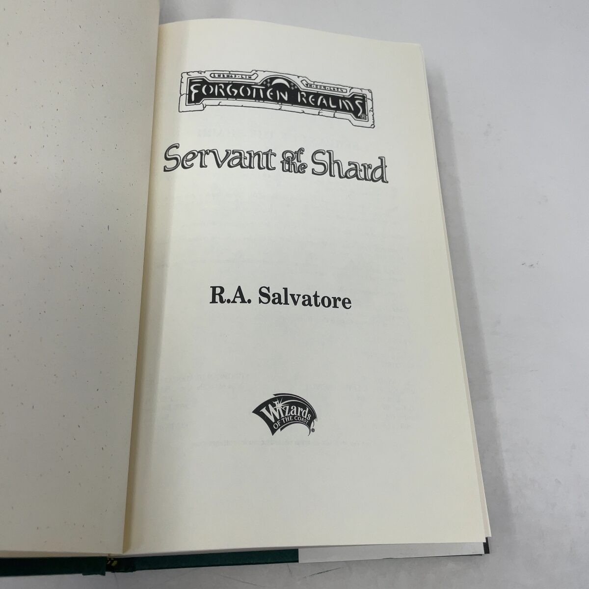 Servant of the Shard (Forgotten Realms by R.A. Salvatore HC First Edition Like