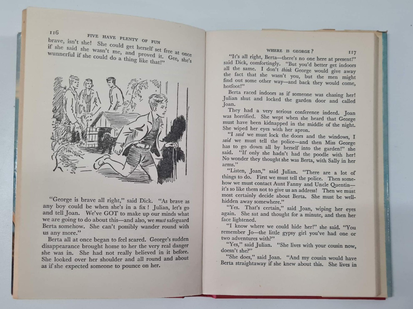 Five Have Plenty of Fun by Enid Blyton HCDJ 1955 1st Edition THE FAMOUS FIVE