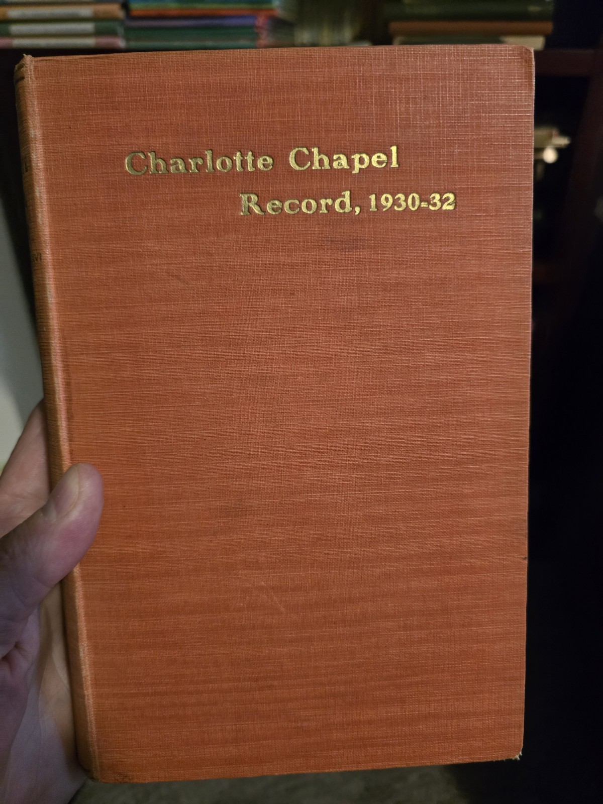 Charlotte Chapel Record 4 Vols 1924-44 W Graham Scroggie J Sidlow Baxter KESWICK