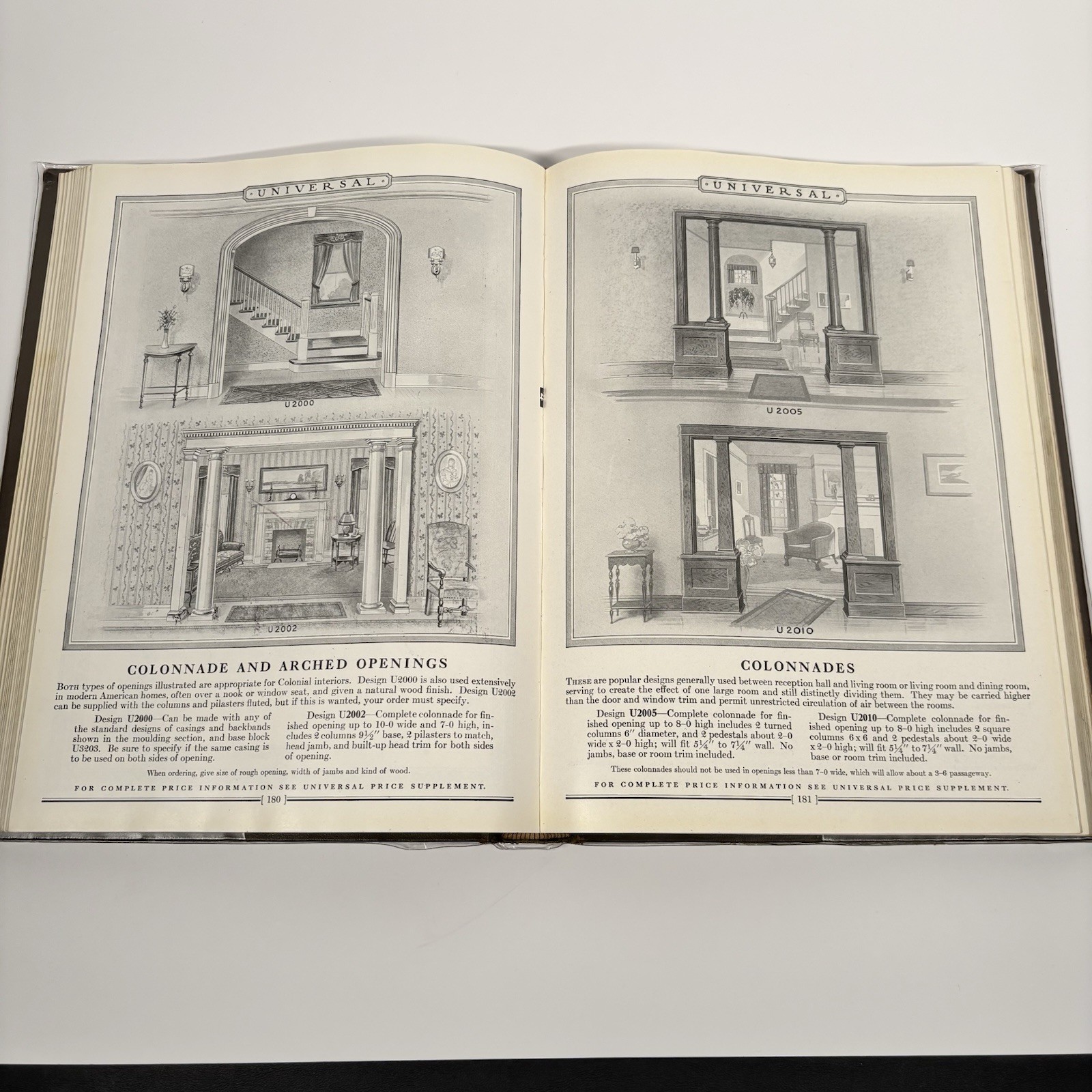 1927 Vintage Universal Design Book No. 25 Builders Woodwork M.A. Disbrow Catalog