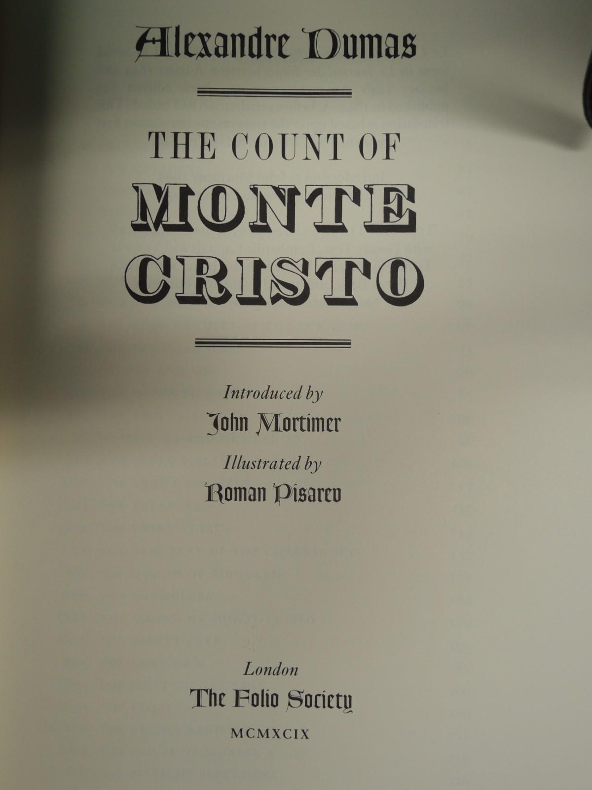Dumas, Alexandre introduc… The Count of Monte Cristo