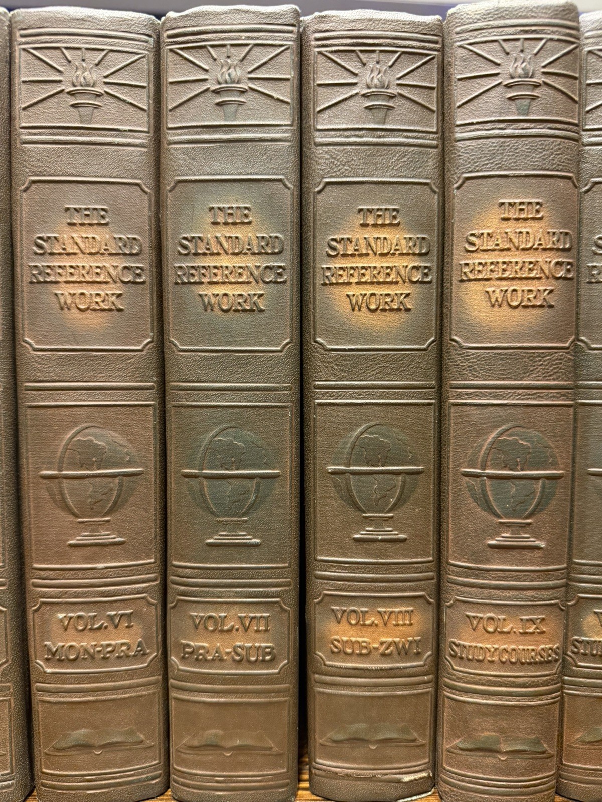 1927 Standard Ref Work Encyclopedia Complete 11 Vol Set Illustrated Home School