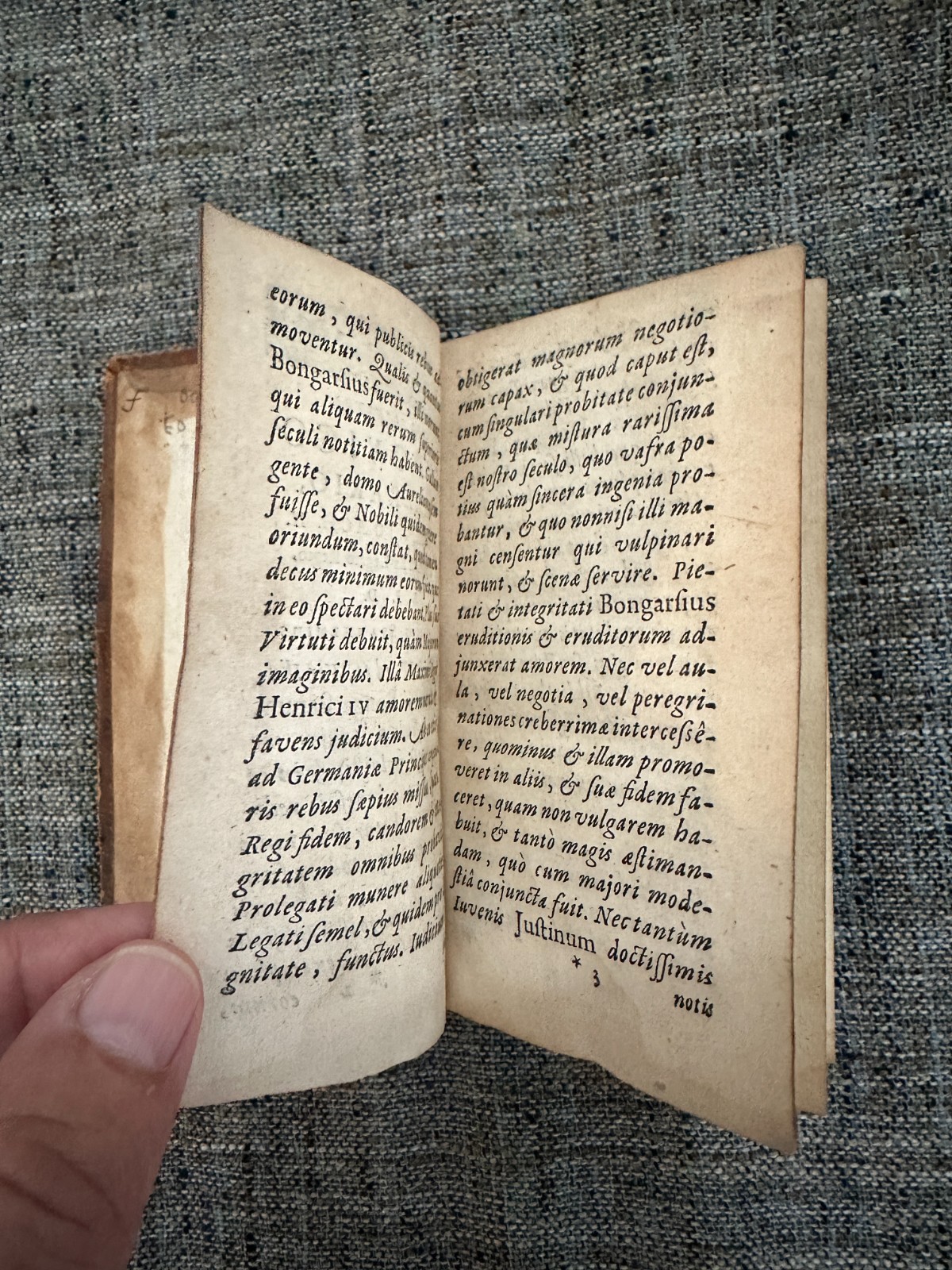 1647 Jacobi Bongarsi Epistolae, Joachim Camerarium Ex Oficina Elzeviriorum
