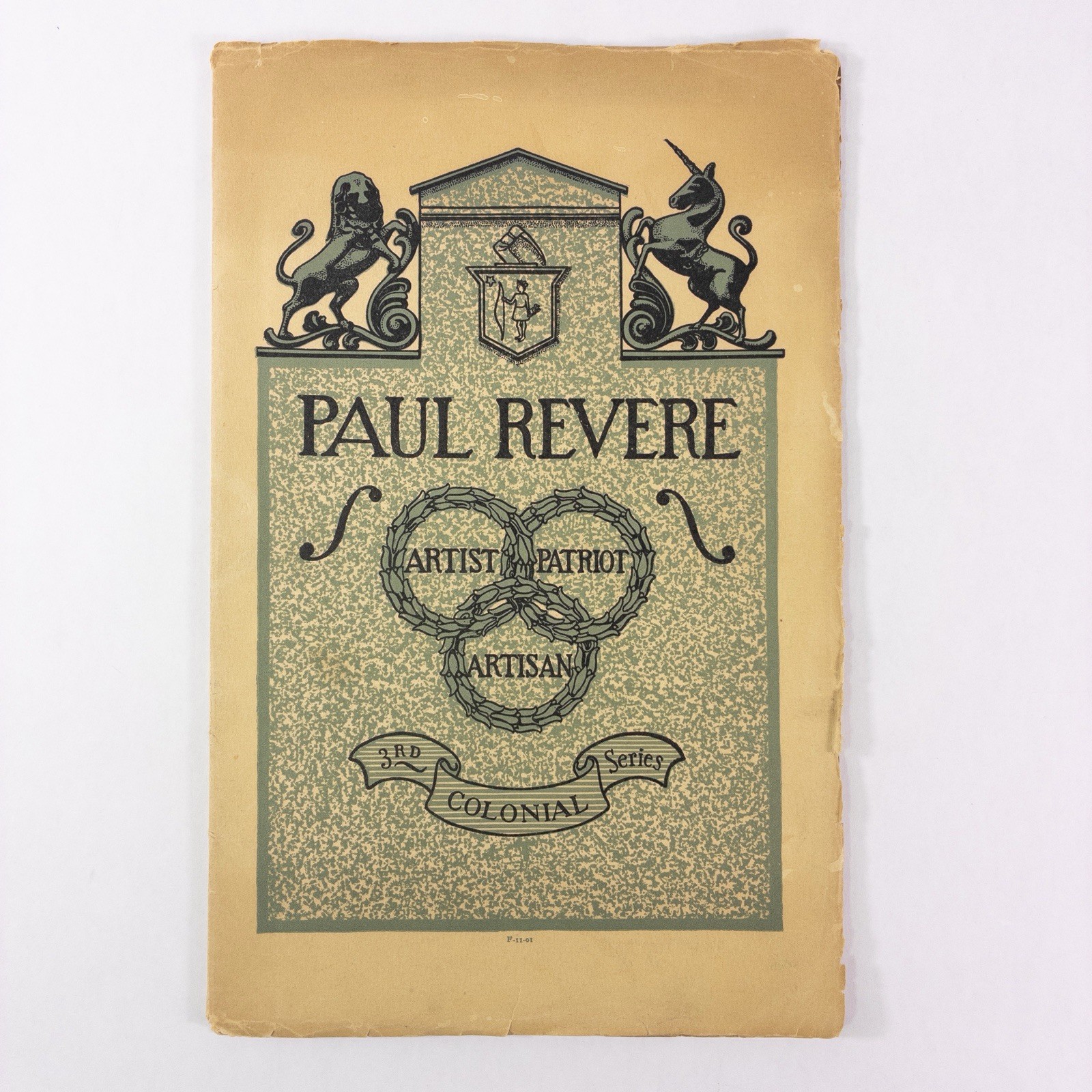 1901 Towle MFG Co Silverware Catalog Booklet Outline, Life, & Works Paul Revere