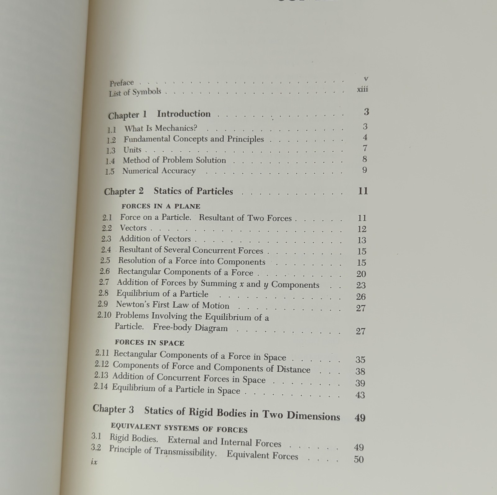 Mechanics for Engineers 2nd Edition Statics HC 1962 McGraw-Hill