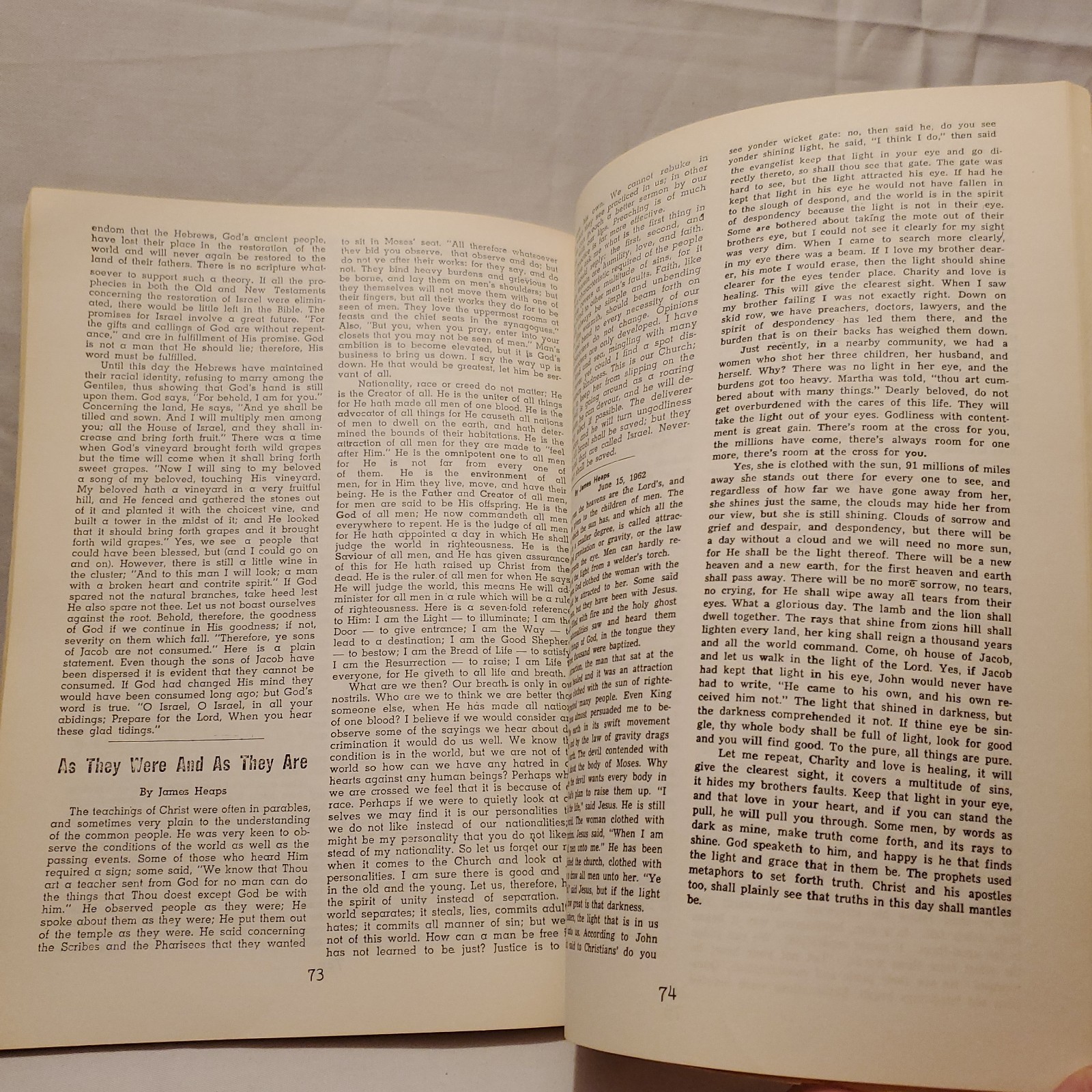 The Life and Works of Brother James Heaps 1968 born 1893 LDS Mormon book