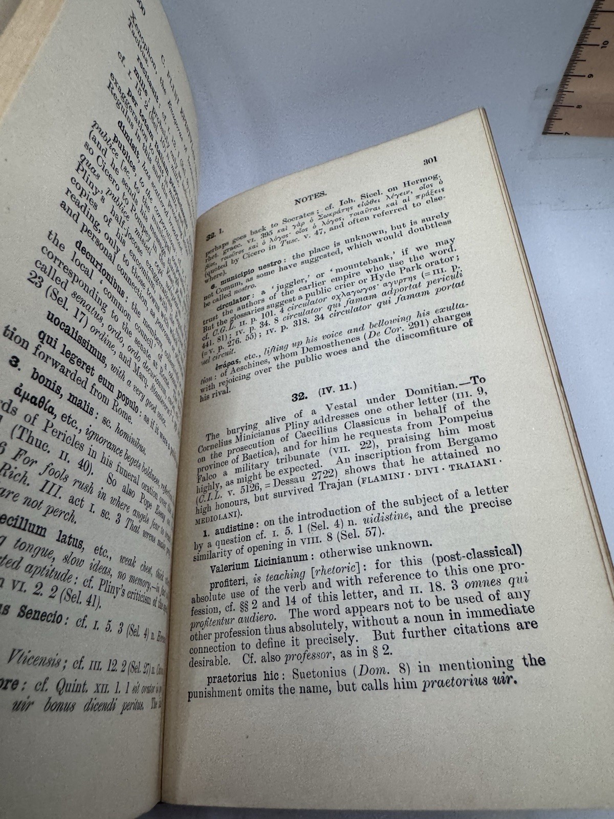 Selected Letters Of The Younger Pliny 1927 HC