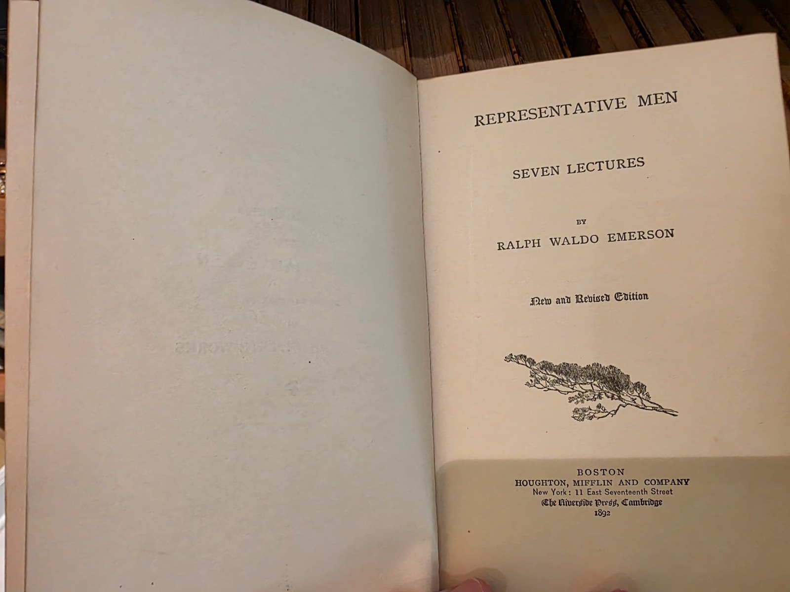 1892 Ralph Waldo Emerson Complete Set Riverside Edition