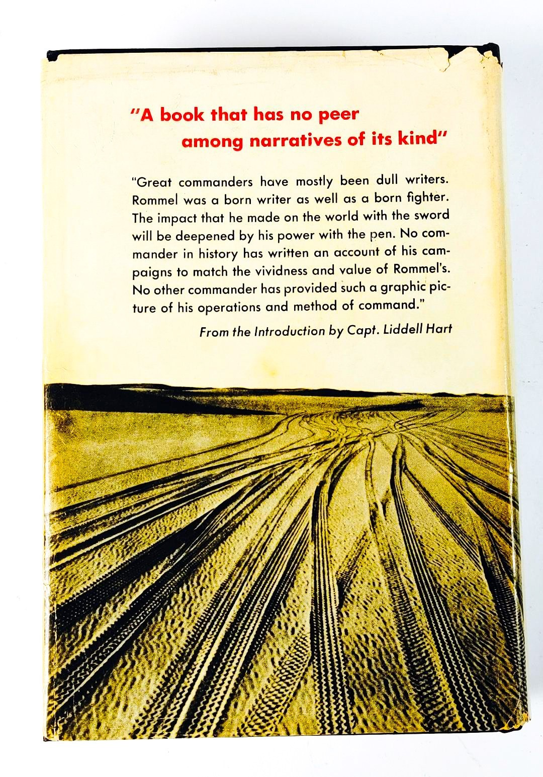 Rommel WWII Memoir The Rommel Papers 1953 HC B.H. Liddell Hart Book