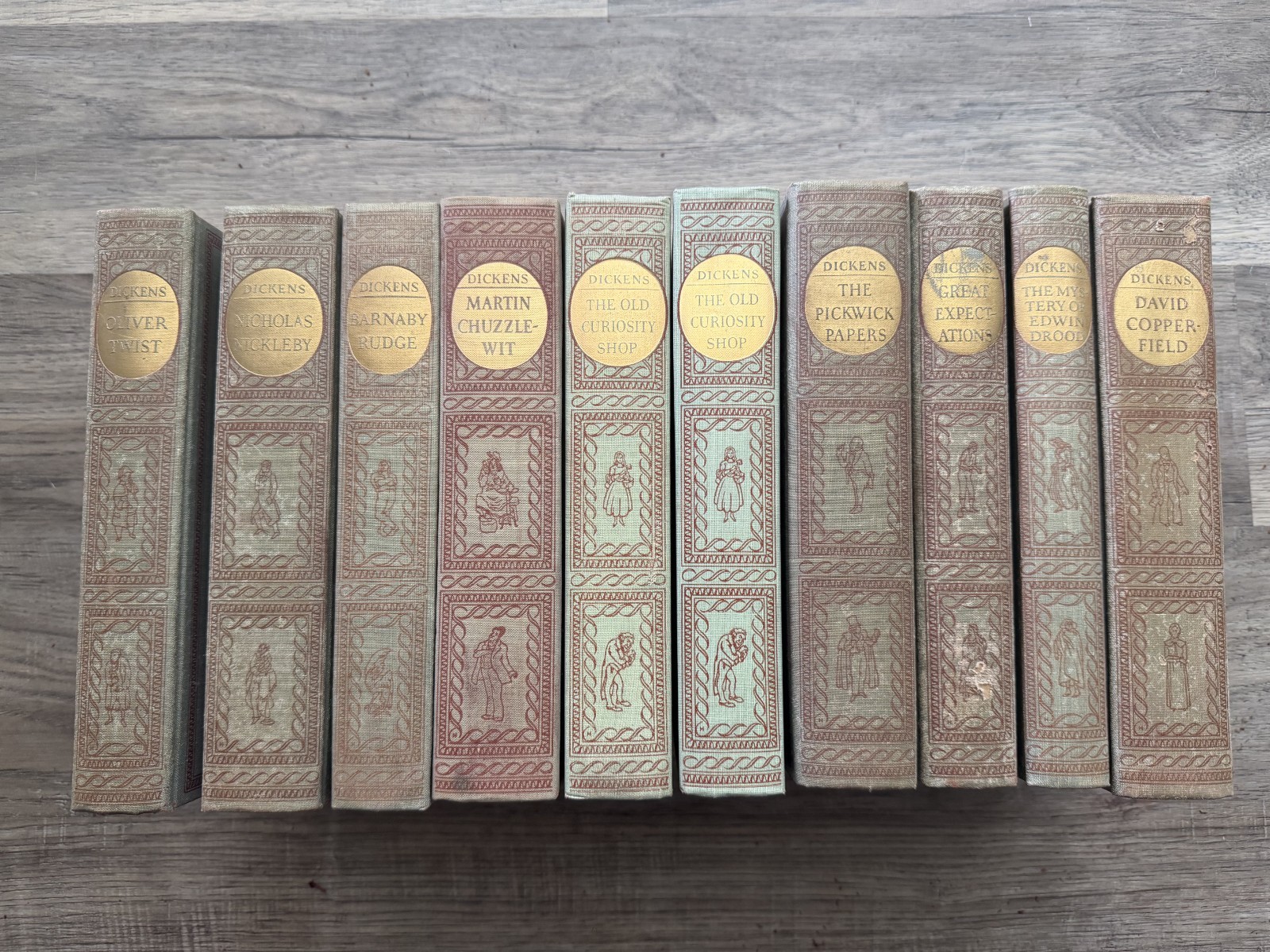 Lot of 10 Charles Dickens Heritage Press Hardcover Book Lot