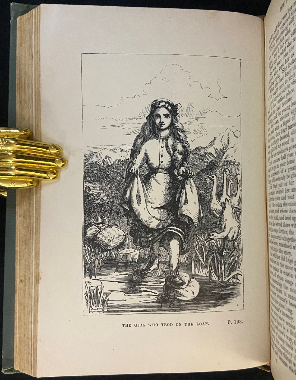 ANDERSEN’S FAIRY TALES Stories for the Household: Antique Victorian Book