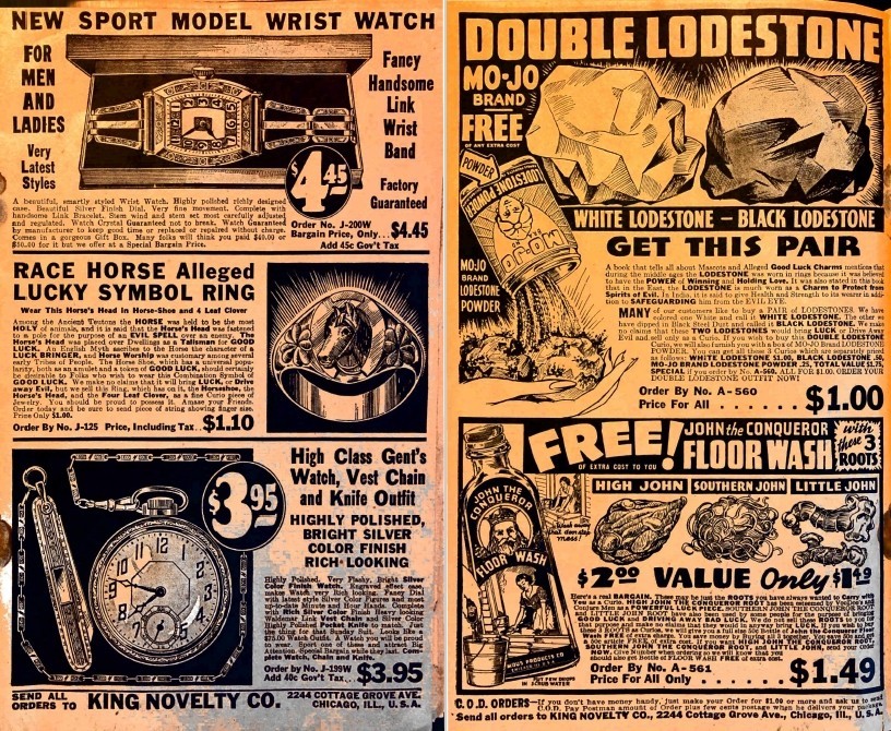 King Novelty Co. Curios Gags Jokes Toys Gifts Fun Magic – 13 Old Catalogs on DVD