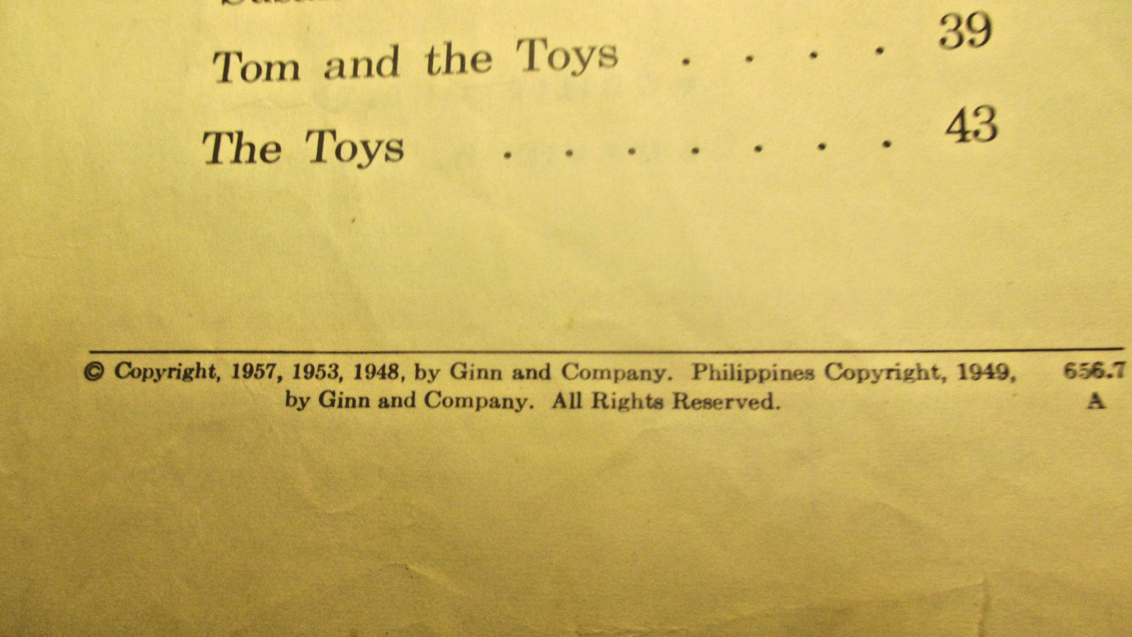 2 Ginn Early School Readers, My Little Red (Blue) Story Book, 1957