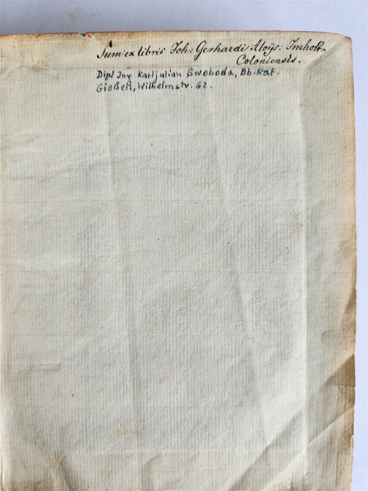 1624 FUNERAL INSCRIPTIONS – EPITAPHS in AUGSBURG GERMANY antique VELLUM BINDING