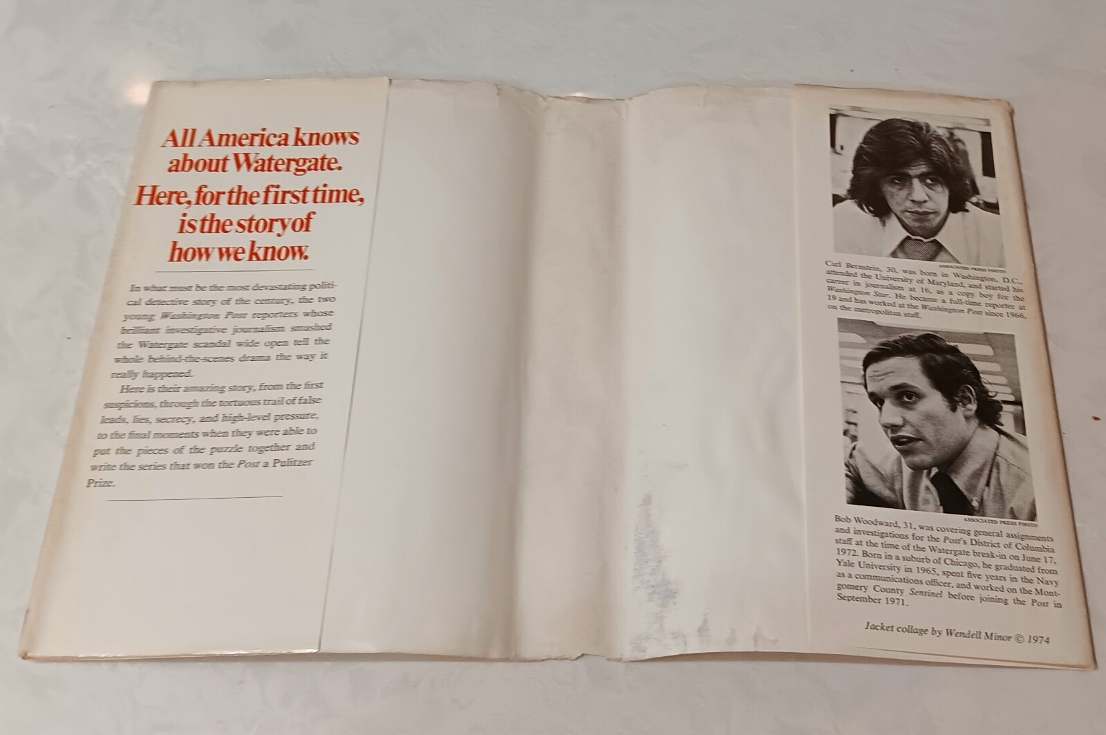 Carl Bernstein, Bob Woodward / ALL THE PRESIDENT’S MEN 1st Edition 1974