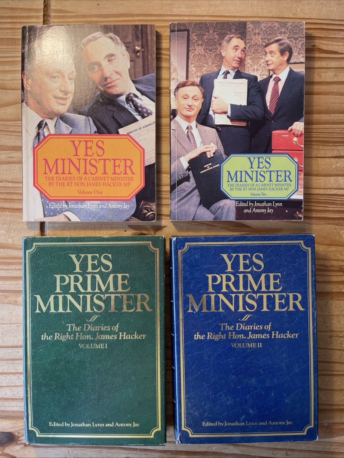 4X Yes Minister/Yes Prime Minister G to VG 2 HB 2 PB 1981-88 Lynn & Jay