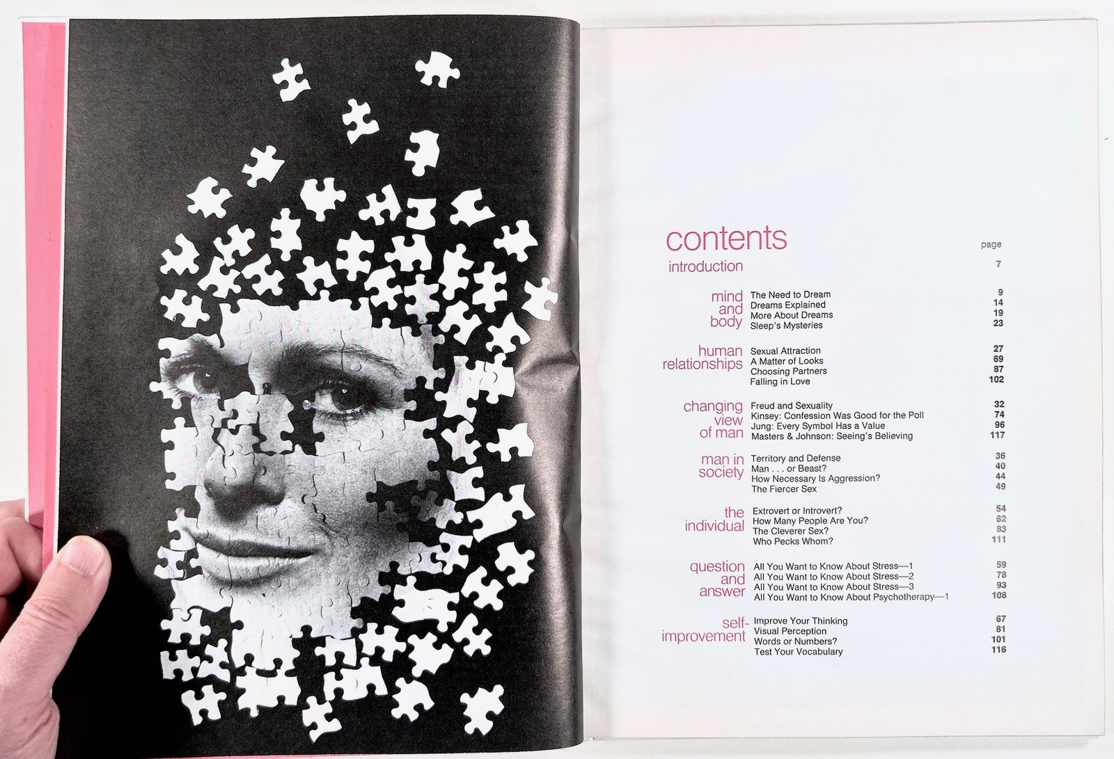 1974 UNDERSTANDING HUMAN BEHAVIOR V.1 Sexuality PSYCHOLOGY stress SELF-HELP {a}