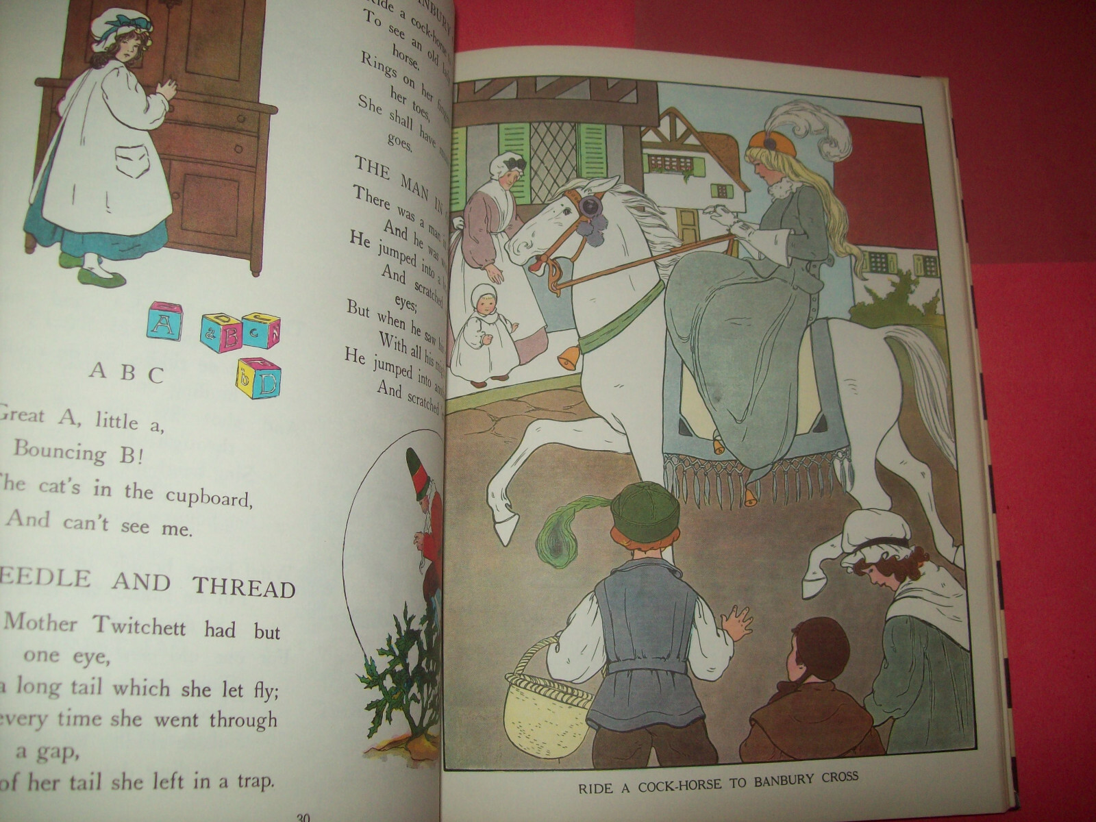 BEST LOVED FAIRY TALES /THE REAL MOTHER GOOSE- TWO LARGE FORMAT HC BOOKS