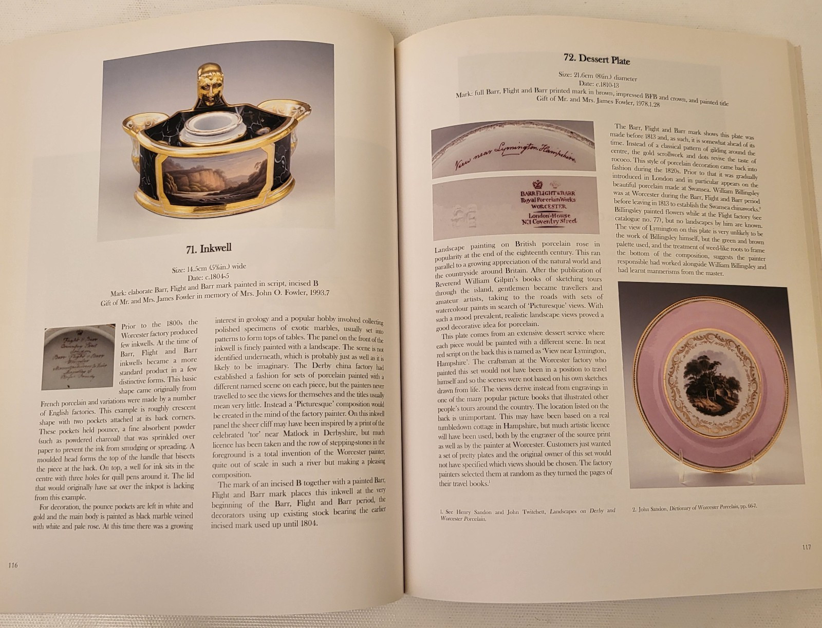 The Ewers-Tyne Collection of Worcester Porcelain at Cheekwood Color Illus. Book
