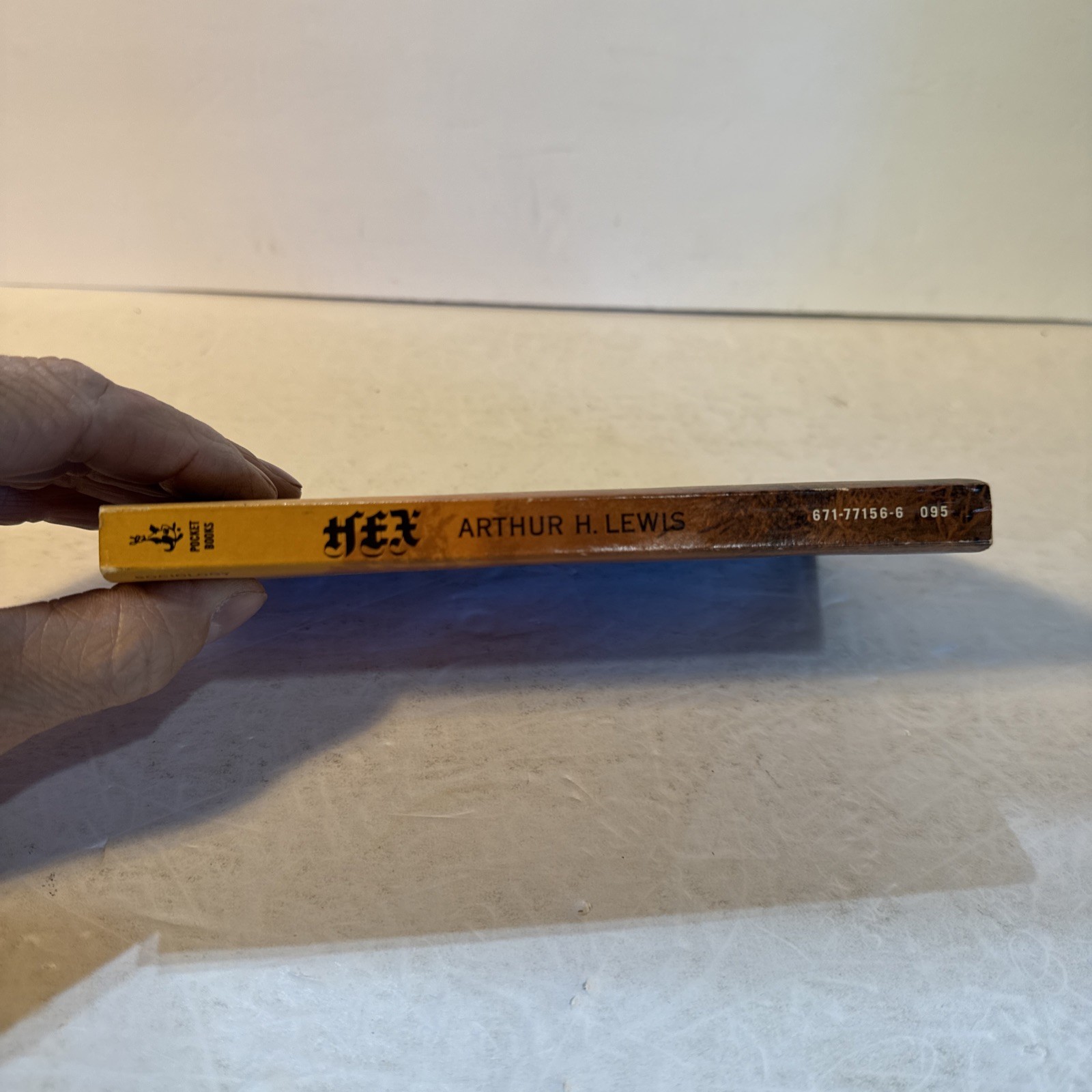 Vintage 1972 Hex Arthur H Lewis Pocket Books 77156 Witchcraft Murder 3rd Print