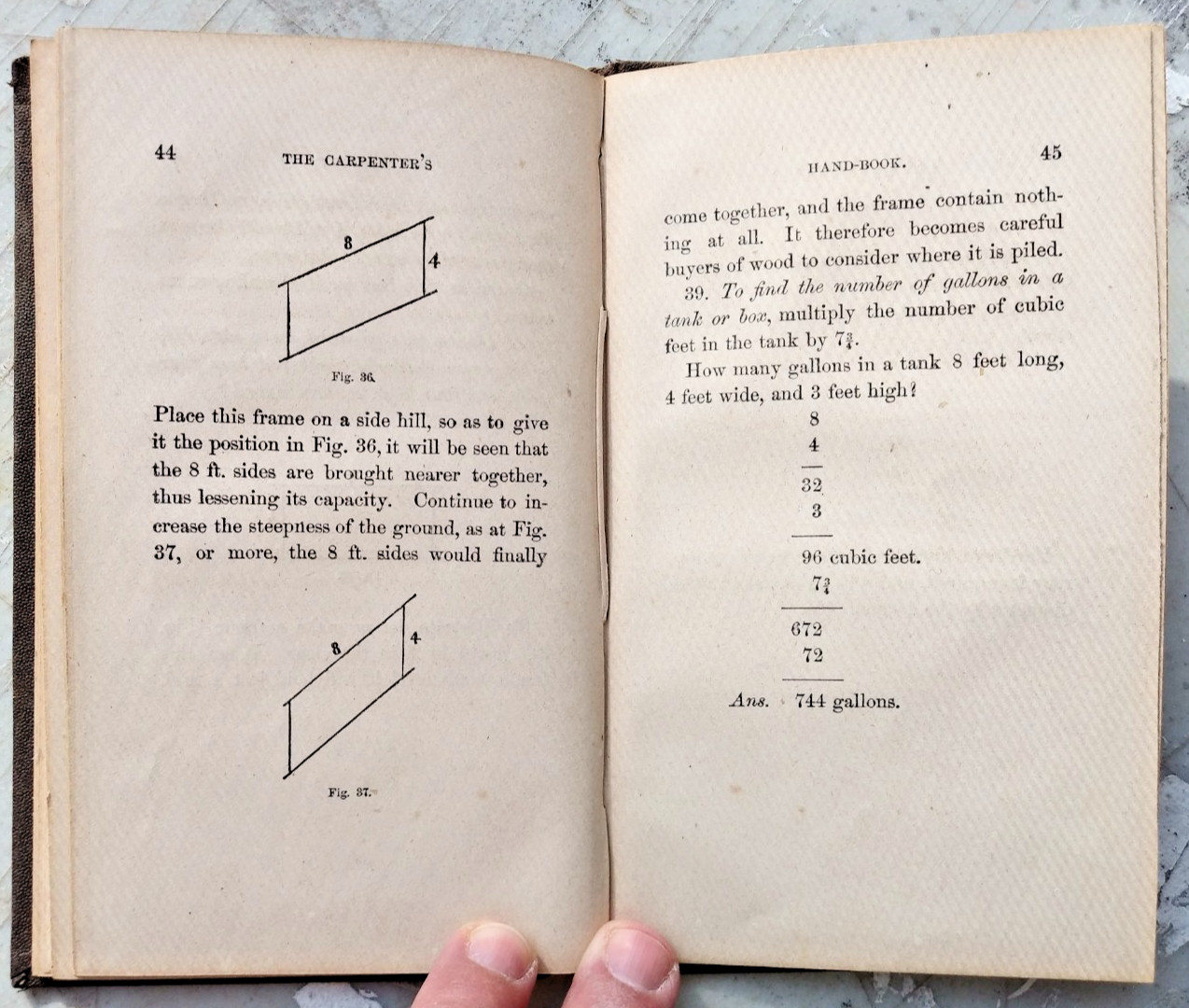 Carpenters & Joiners Handbook 1869 Carpentry Architecture Construction