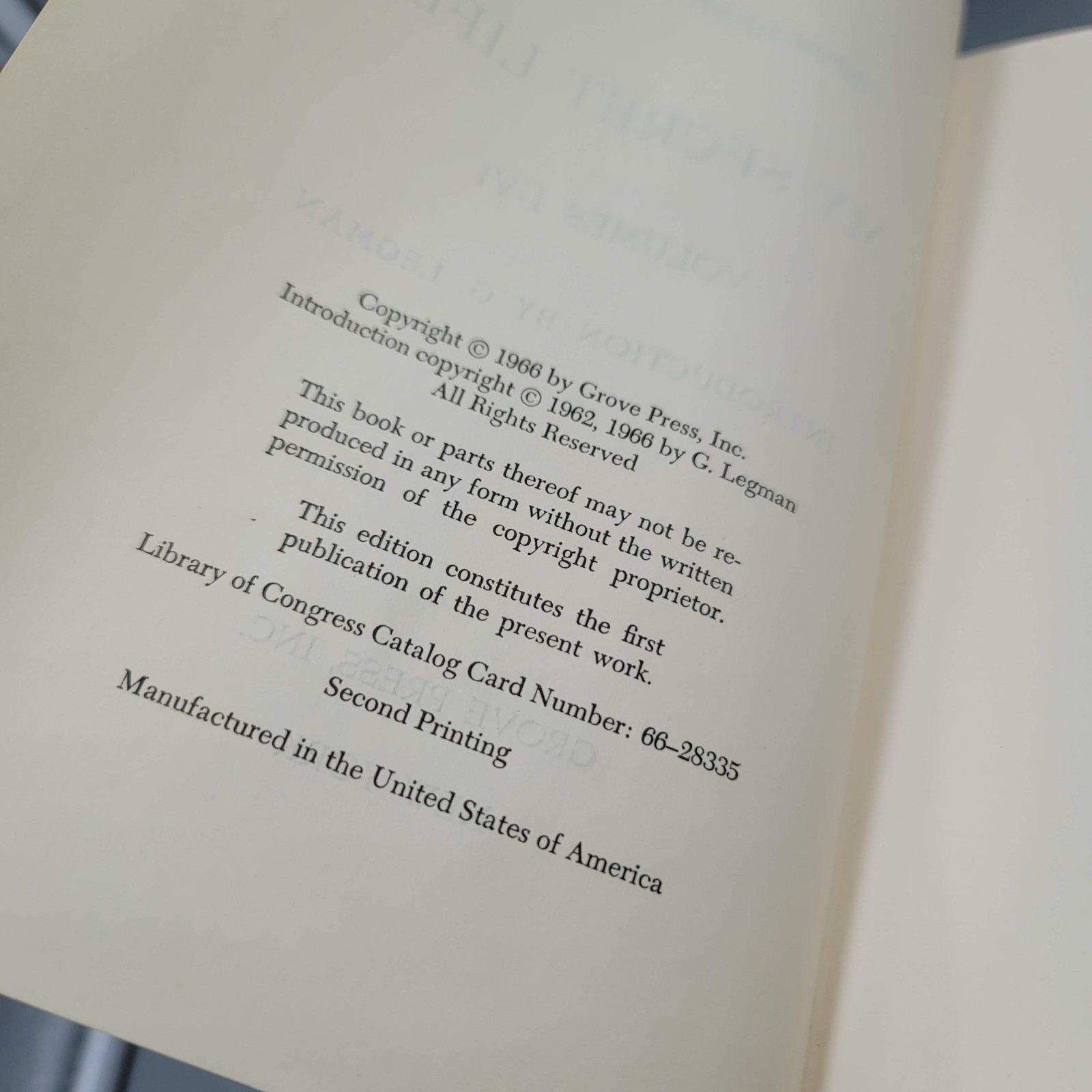 My Secret Life Volumes I-XI G. Legman HC First Edition 1966