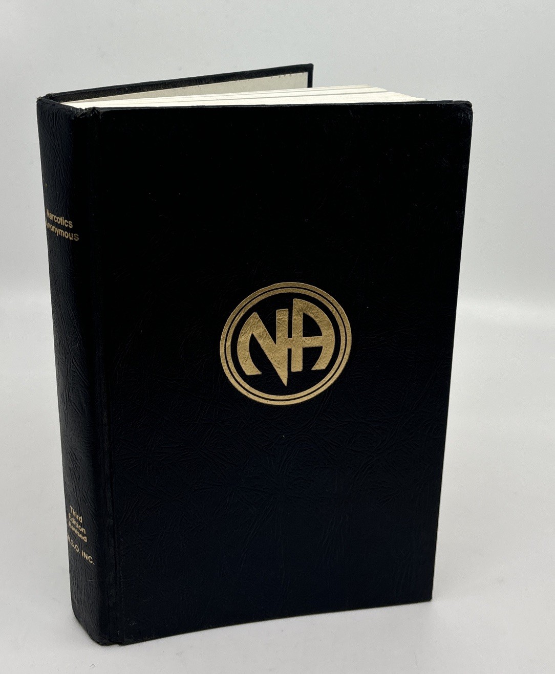 Narcotics Anonymous Basic Text Book 3rd Ed Revised 1st Print 1986 VG
