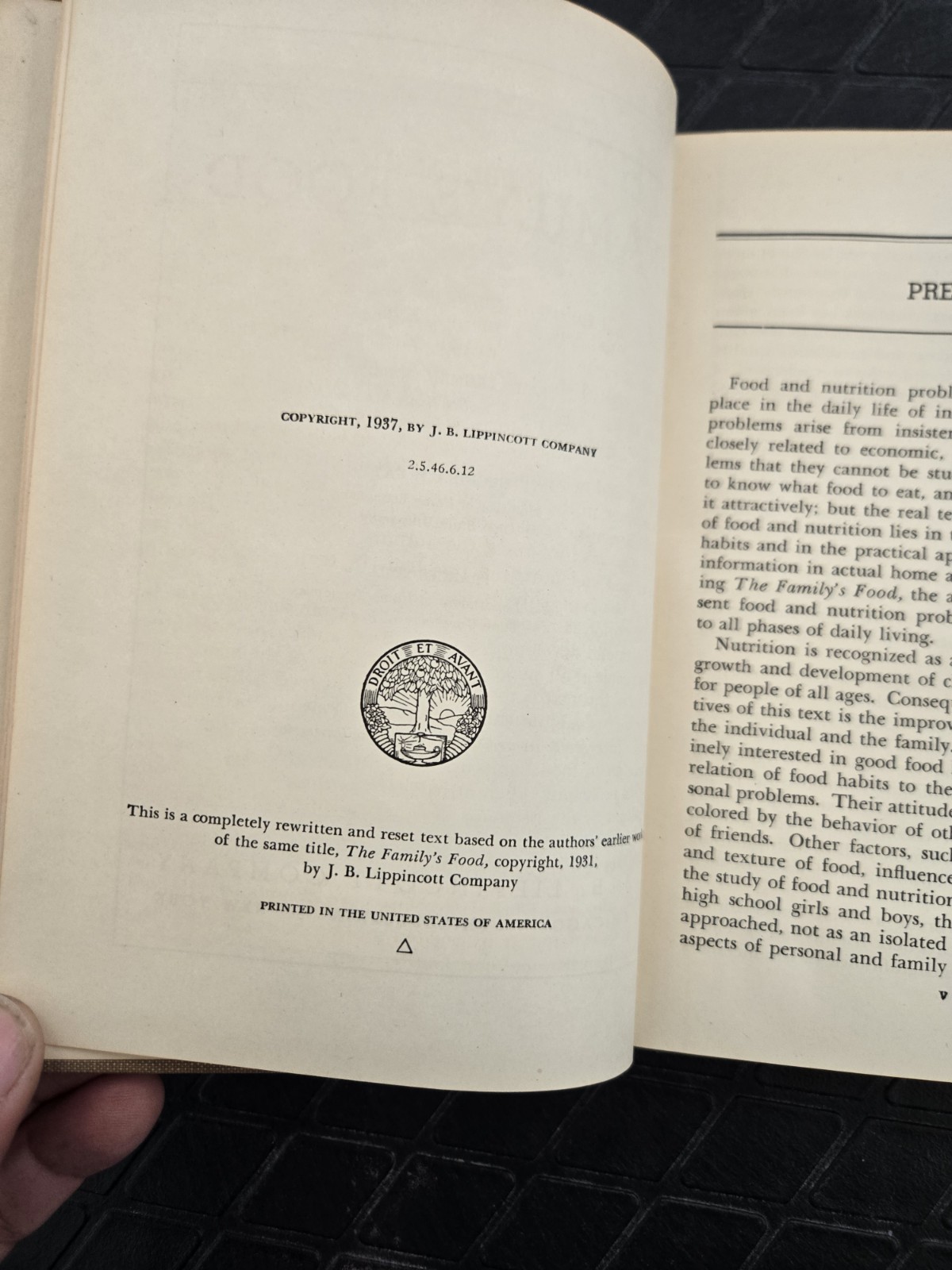 The Family’s Food – 1937 – Lanman McKay Zuill