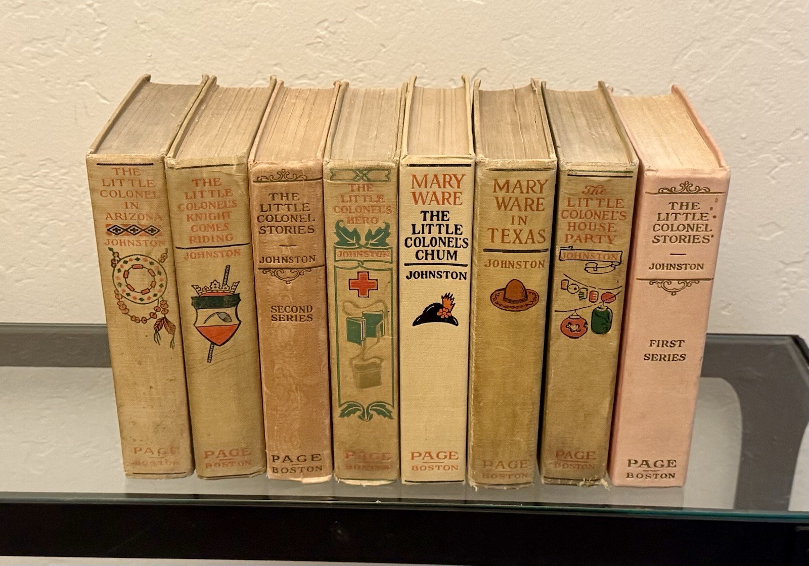Little Colonel Series by Annie Fellows Johnston 1908-1935 HC / 8 Volumes