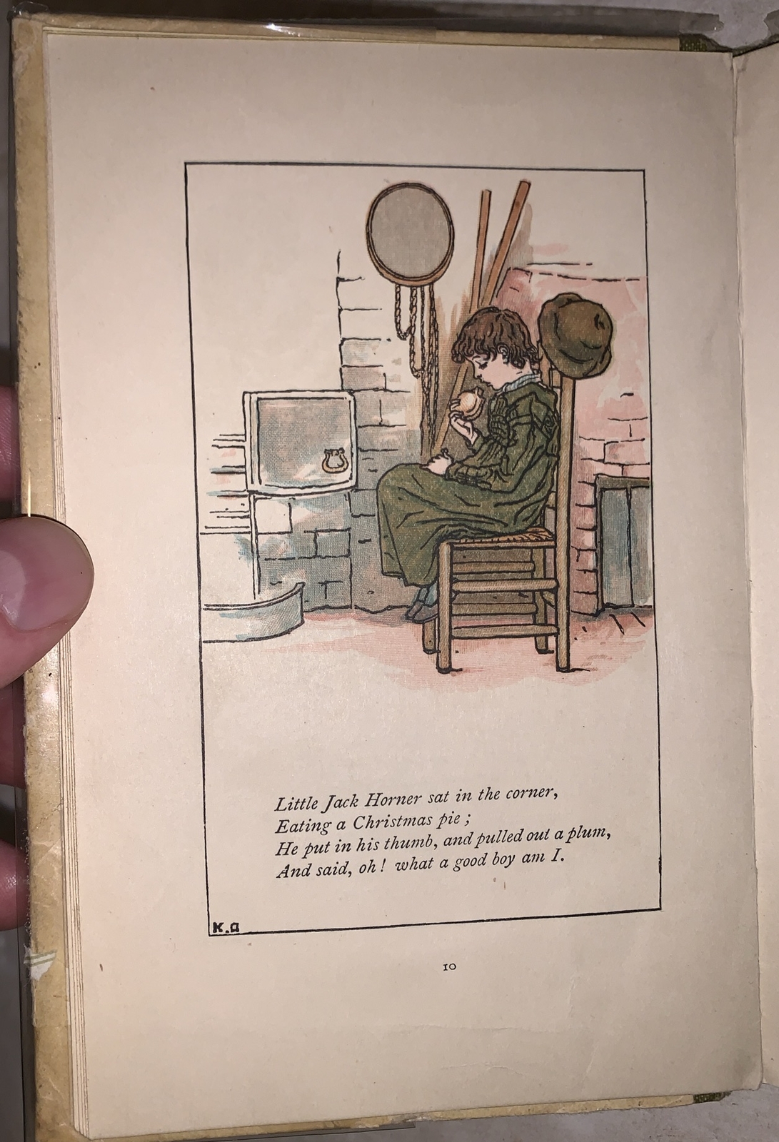 MOTHER GOOSE, ILLUSTRATED by KATE GREENAWAY, FREDERICK WARNE, c.1900, CHILDRENS
