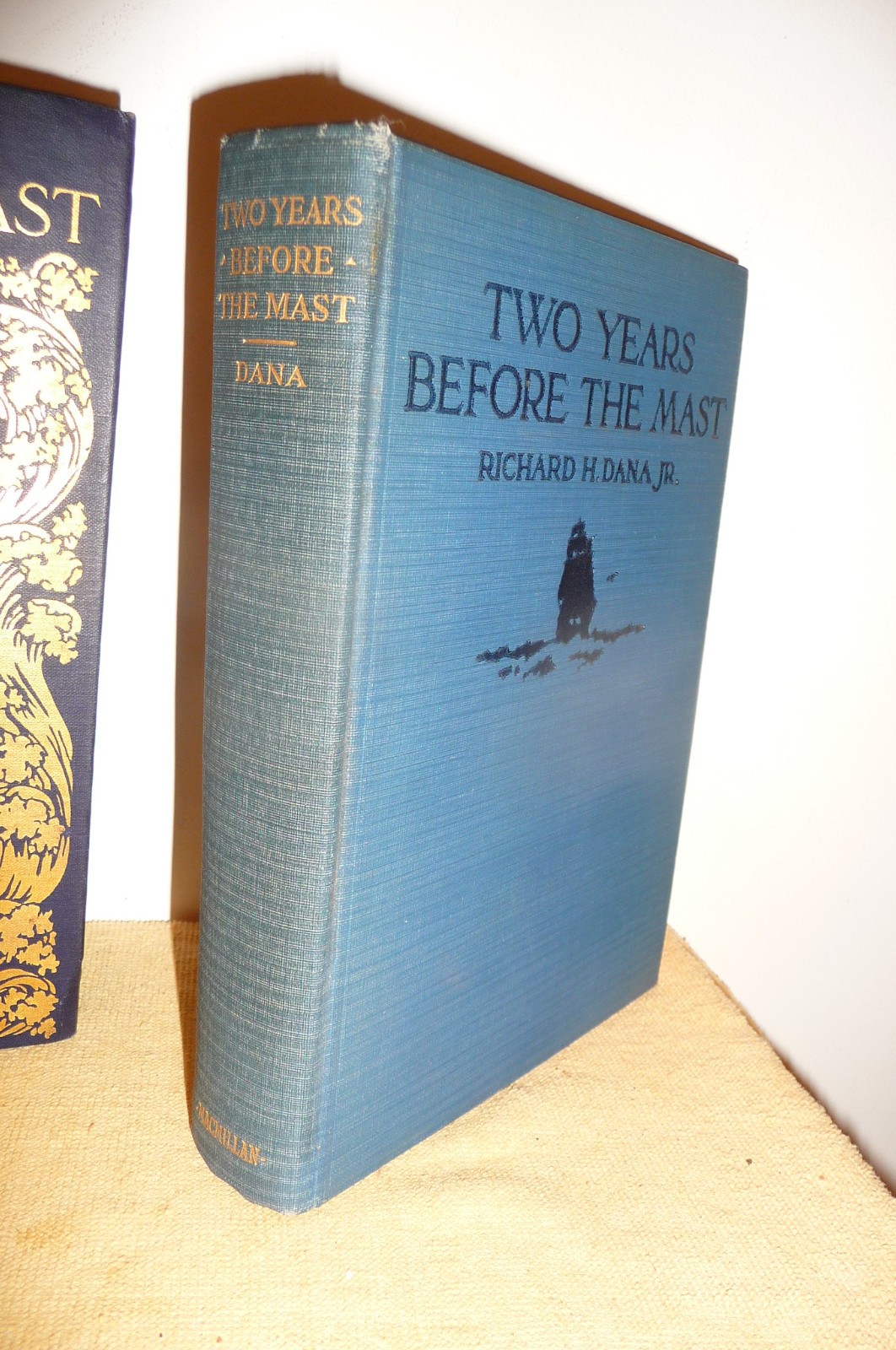 2 books Two Years Before Mast by Ricahrd Dana 1911 1st ed & 1924 ed Nice!